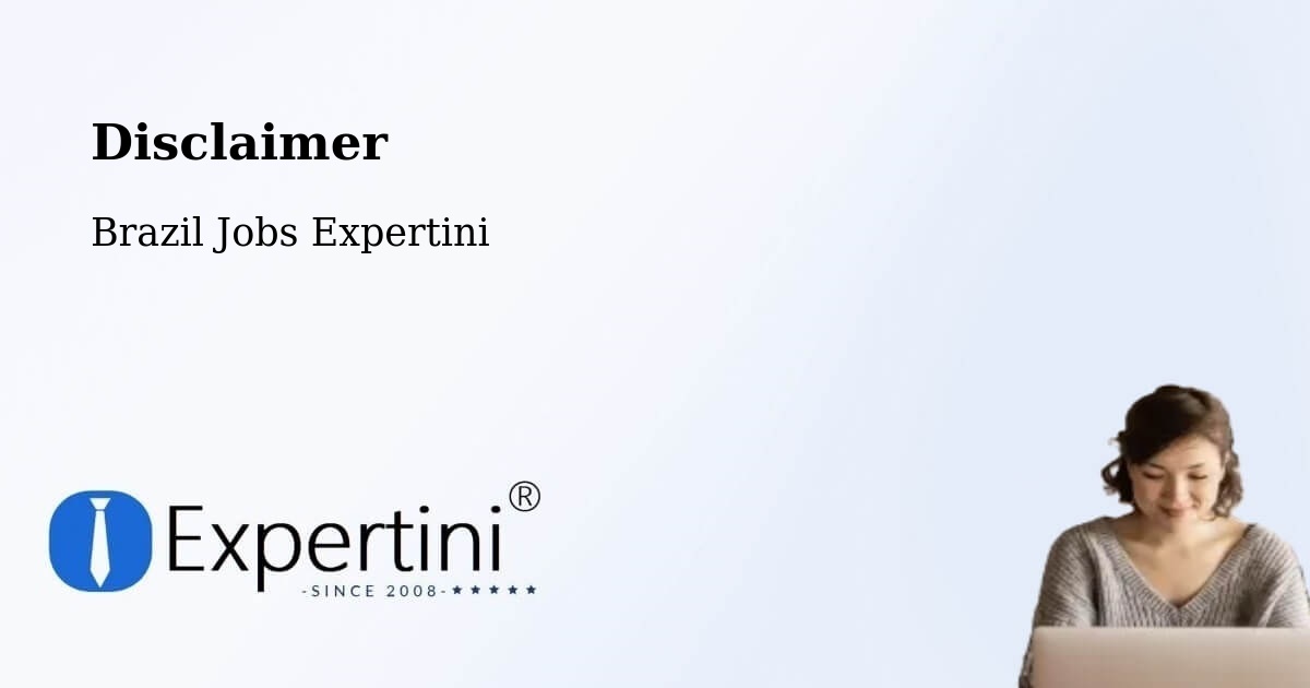 Disclaimer – Poá - Brazil Jobs Expertini